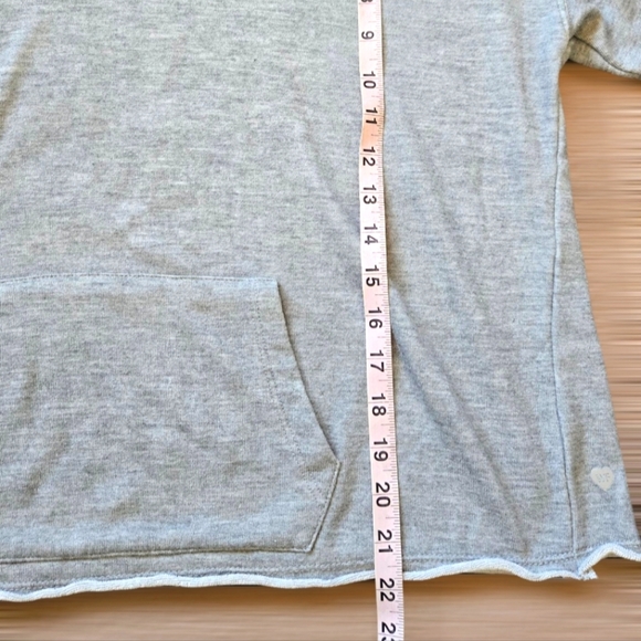 Wildfox Sweat Starlight Hoody Sweatshirt in Heather Gray Size Xl - Picture 3 of 6